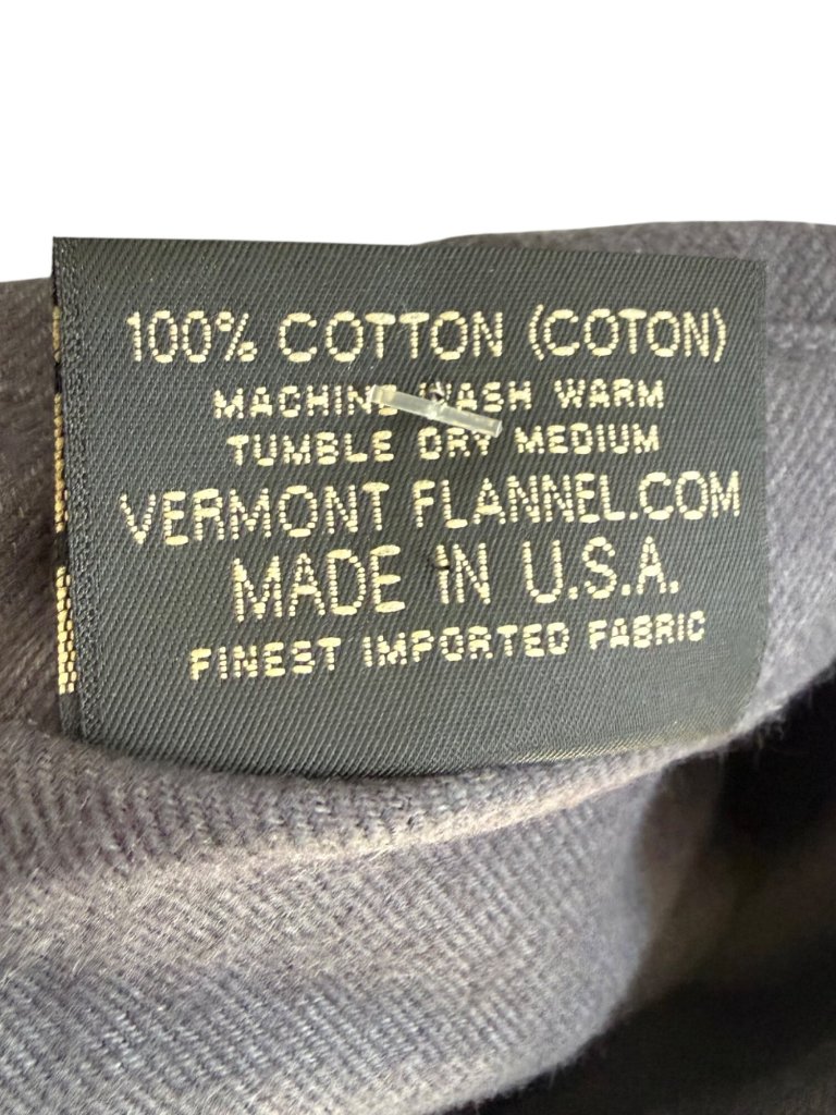Vermont Flannel Co. Men's Button Front Shirt Sz Xl Long Sleeve Outdoor Gray New — image 7 of 8